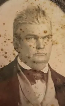 John J. Higgins (1800-1857), Robert Higgins son. This is a photo of the original photograph which is still in our family. It’s probably around 170 years old.